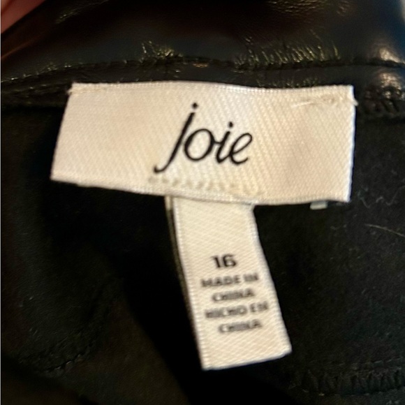 Women’s size 16 faux leather pants, super smooth and comfy. Joie brand. - Picture 7 of 9